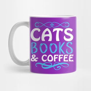 potter cats Books and coffee Mug